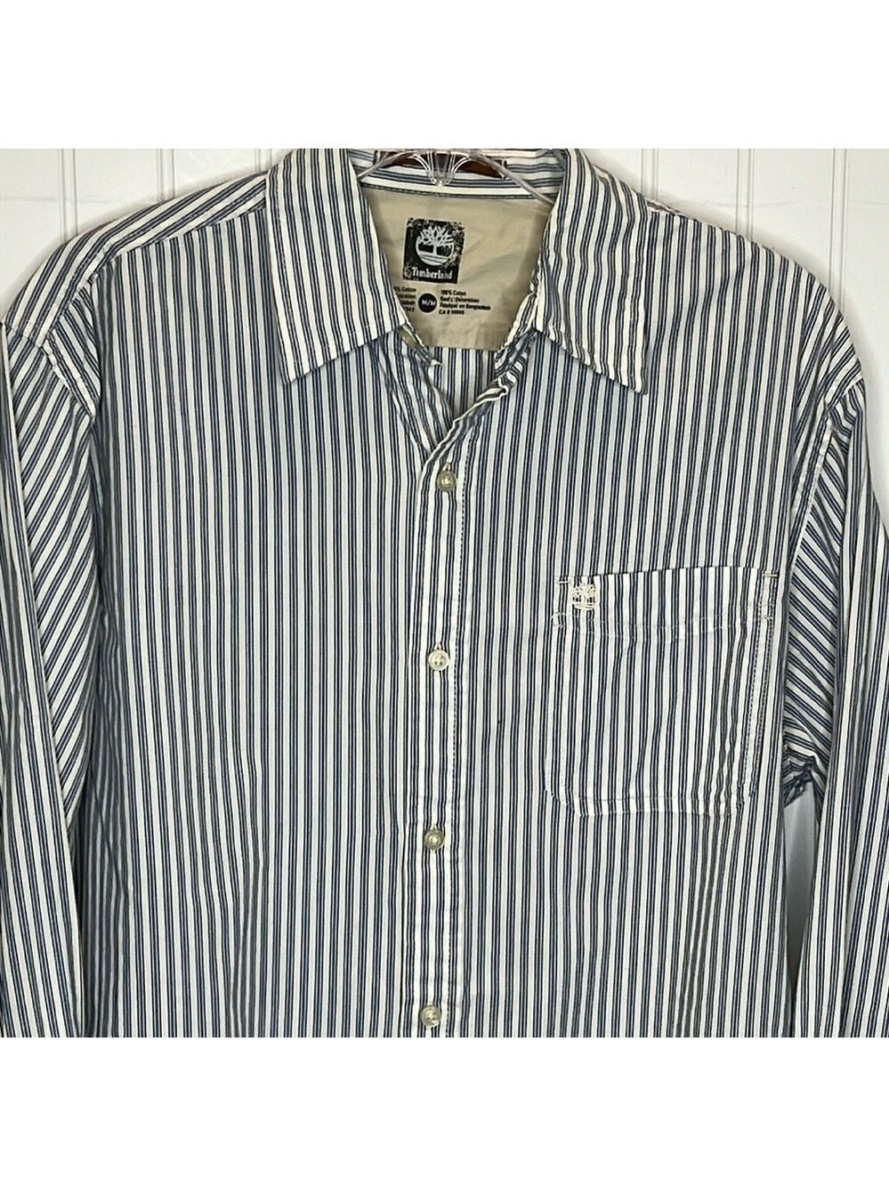 Timberland Button Up Cotton Shirt Size Mens Medium